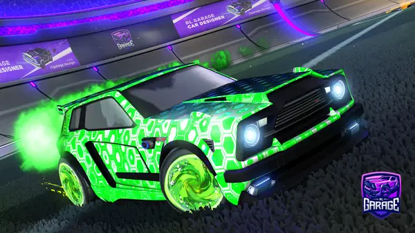A Rocket League car design from Fire_Flip