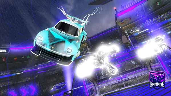 A Rocket League car design from Kiwishii