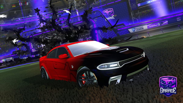 A Rocket League car design from trashton89