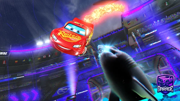 A Rocket League car design from apple346callouss