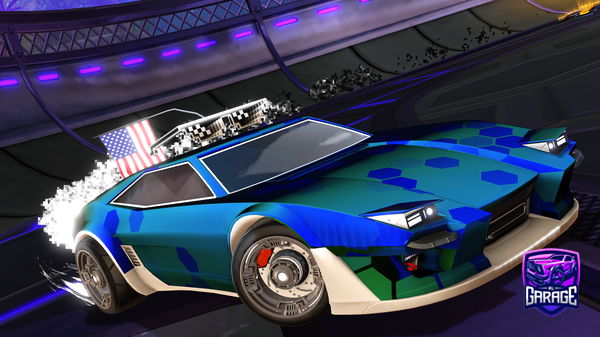 A Rocket League car design from Billinger