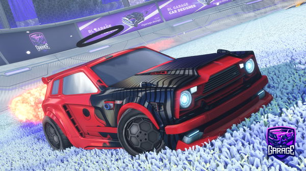 A Rocket League car design from Terminator-LJ10