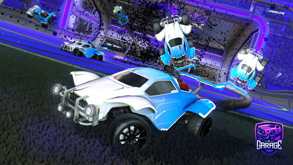 A Rocket League car design from AquxsGG