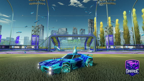 A Rocket League car design from Daea13000