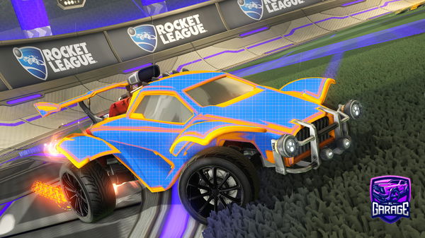 A Rocket League car design from Echo7_7