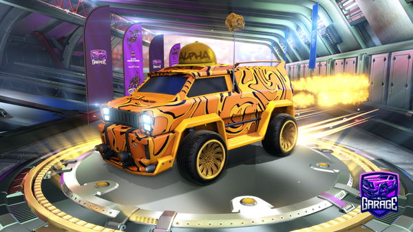 A Rocket League car design from heeheehaw