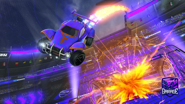 A Rocket League car design from cdelga