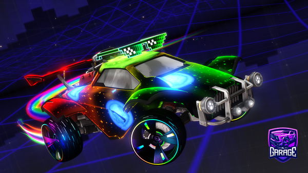 A Rocket League car design from sxniKzzz