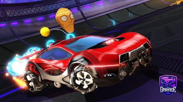 A Rocket League car design from MONKE530