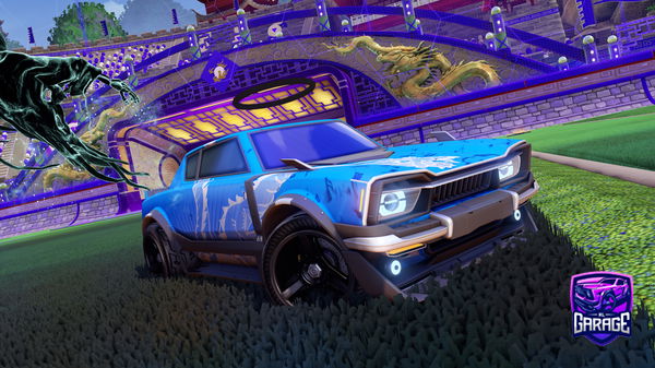 A Rocket League car design from itziory