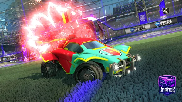 A Rocket League car design from Jaydee1aye