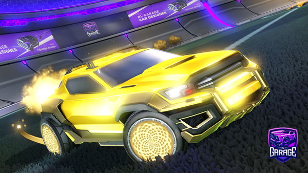 A Rocket League car design from cewosu