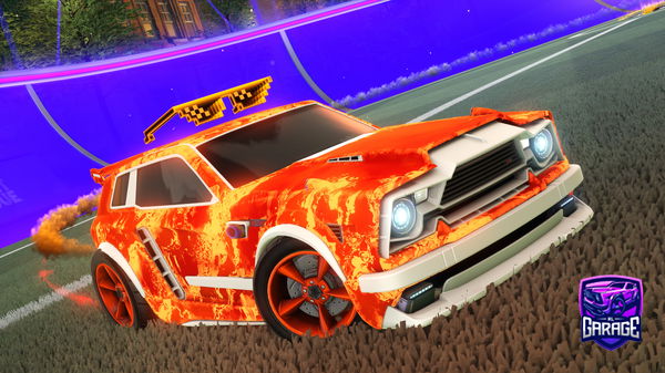 A Rocket League car design from Dragons2616431