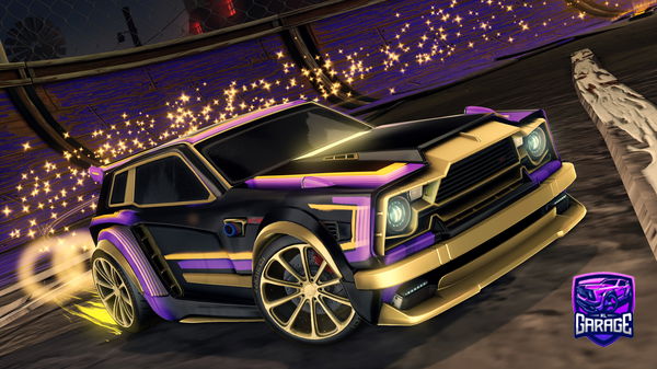 A Rocket League car design from Draconicfrost285