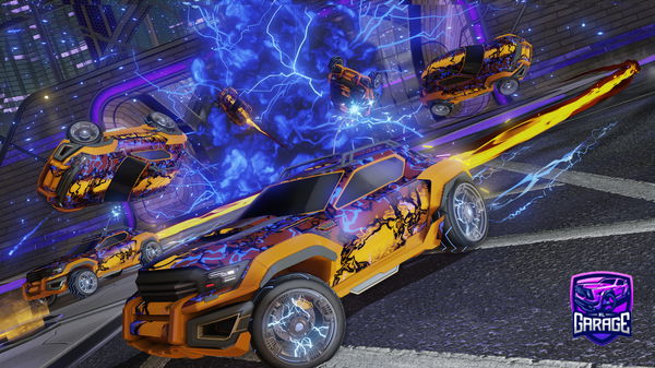 A Rocket League car design from purple_cat86