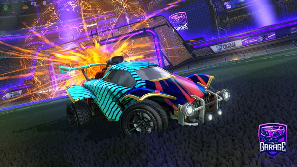 A Rocket League car design from Gxt_playz