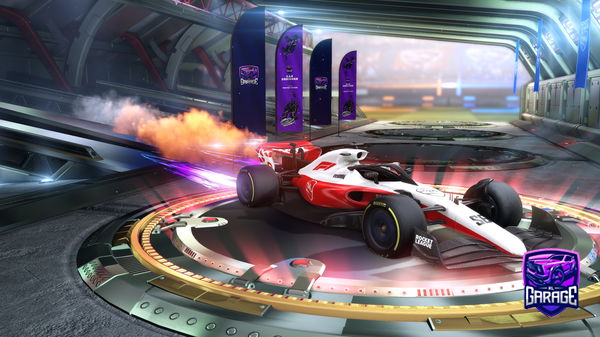 A Rocket League car design from CharlesLeclerc16IT