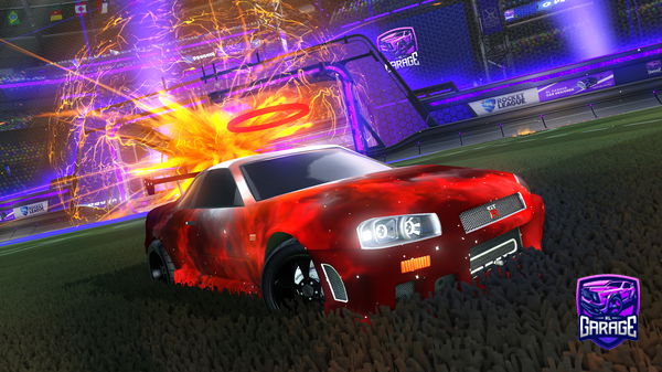 A Rocket League car design from Tym_2019