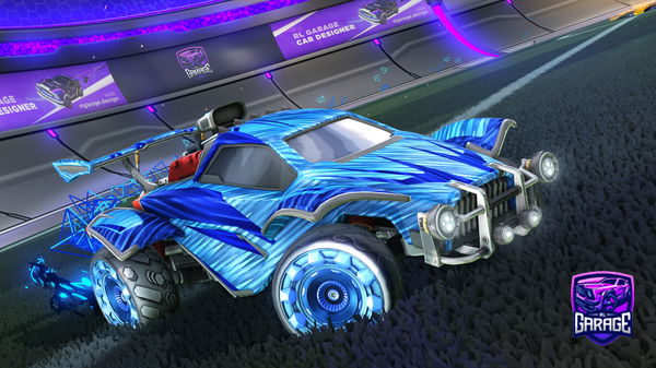 A Rocket League car design from Synxty