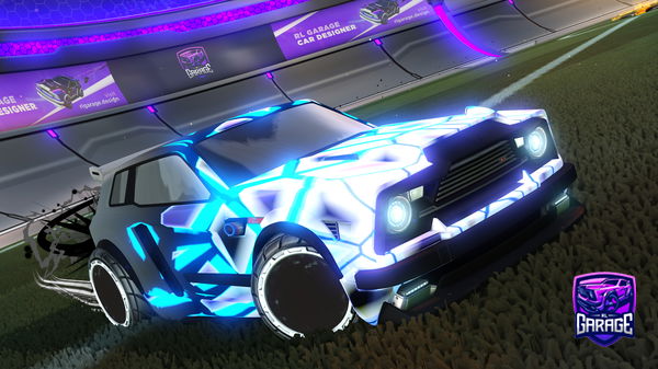 A Rocket League car design from Cosplash