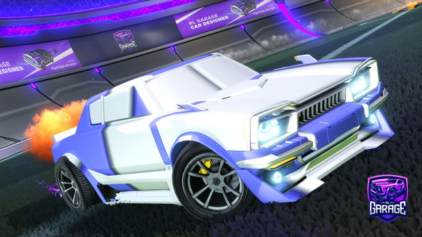 A Rocket League car design from FiftyState