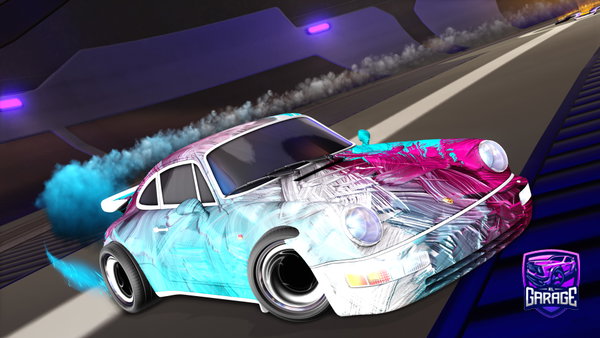 A Rocket League car design from akaKenn