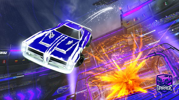 A Rocket League car design from Lucafnsdhfjkahsdhajs