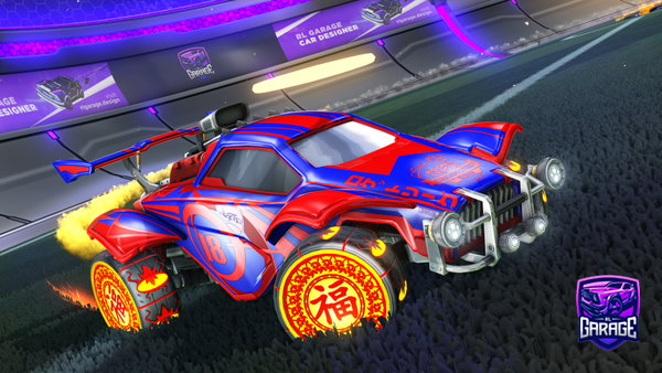 A Rocket League car design from Raprukainen