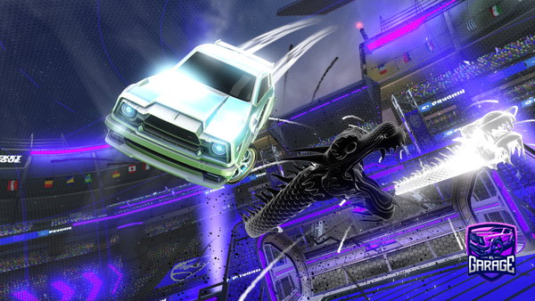 A Rocket League car design from XxjustelliotxX