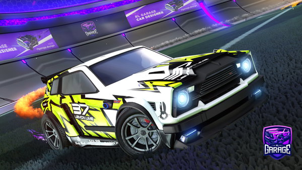 A Rocket League car design from iNotcid