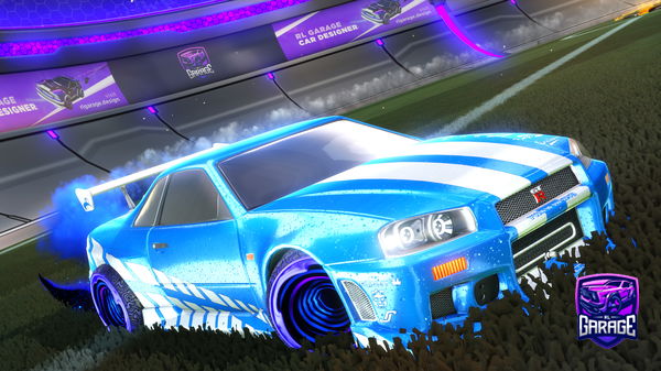 A Rocket League car design from clevre