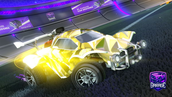 A Rocket League car design from oThornsMC
