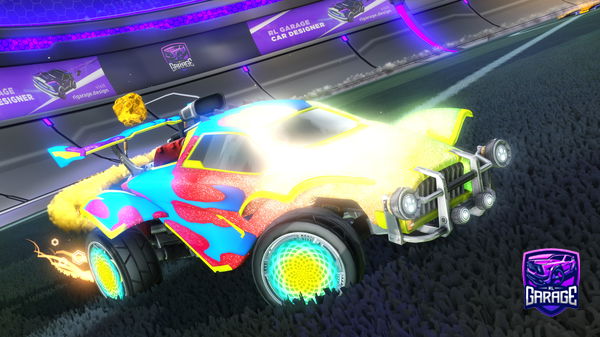 A Rocket League car design from DekeMaster09