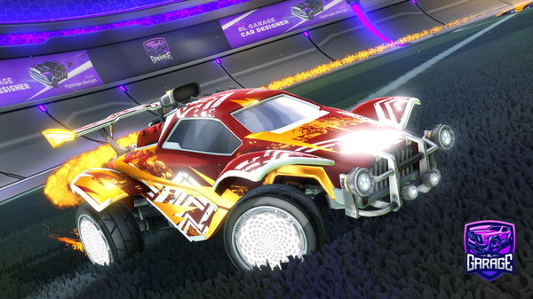 A Rocket League car design from Tommygun1235446