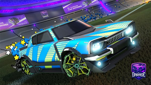 A Rocket League car design from Spider4Free