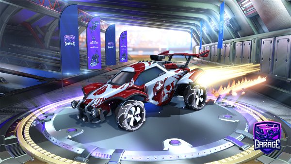 A Rocket League car design from AirDrbble