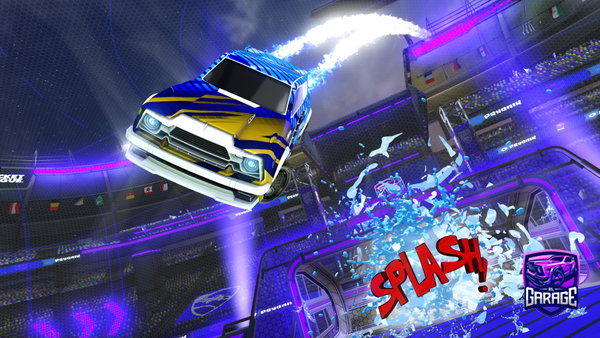 A Rocket League car design from pizzaboy300
