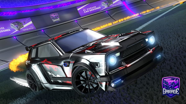 A Rocket League car design from rafaellxx06