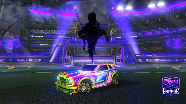 A Rocket League car design from DuckDuckRLG