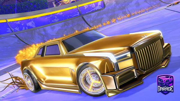 A Rocket League car design from OpaMahmoet