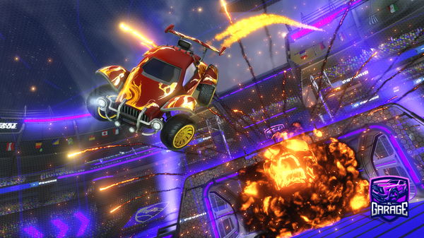 A Rocket League car design from vozify-rl
