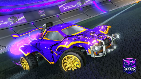 A Rocket League car design from Tekzero