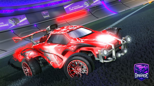 A Rocket League car design from SilverRL_