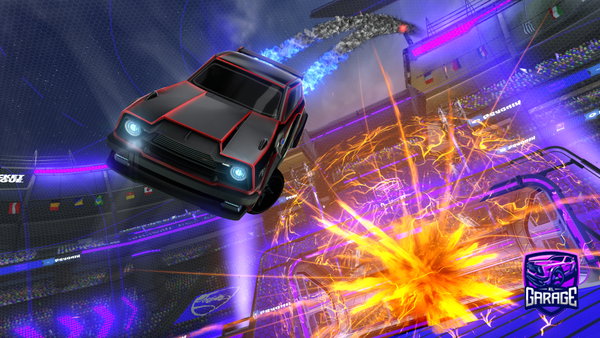 A Rocket League car design from El_fuegrooo