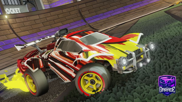 A Rocket League car design from ItsGiuze