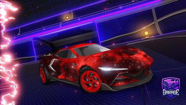 Crimson Cosmosis Goal Explosion | Rocket League Garage