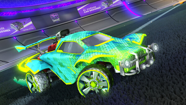 A Rocket League car design from CurtyRagsdude