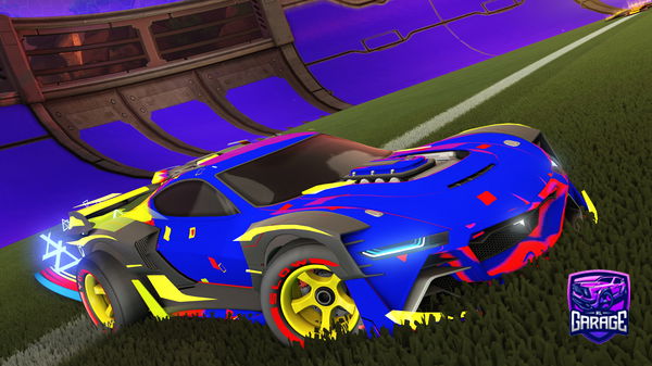 A Rocket League car design from Emi217E