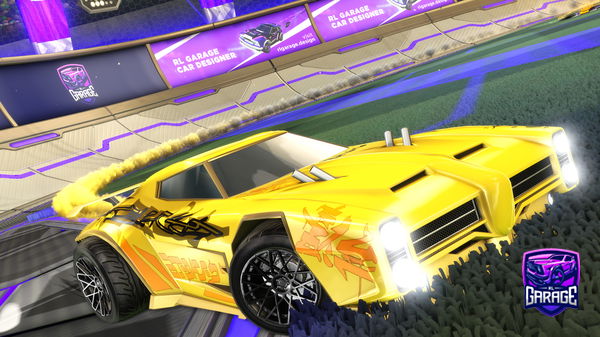 A Rocket League car design from arthurroos