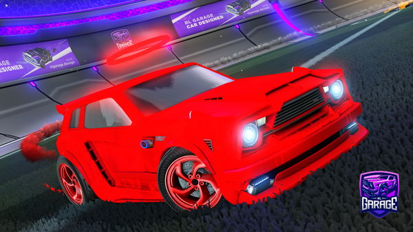 A Rocket League car design from tikoo